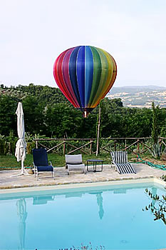 balloon with pool